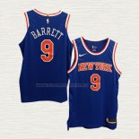 Camiseta RJ Barrett NO 9 New York Knicks Icon Autentico Azul