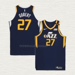 Camiseta Rudy Gobert NO 27 Utah Jazz Icon Autentico Azul