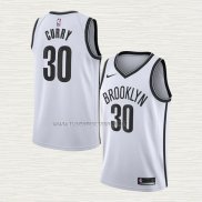 Camiseta Seth Curry NO 30 Brooklyn Nets Association 2020 Blanco