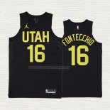 Camiseta Simone Fontecchio NO 16 Utah Jazz Statement 2022-23 Negro