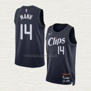 Camiseta Terance Mann NO 14 Los Angeles Clippers Ciudad 2023-24 Azul