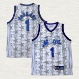 Camiseta Tracy McGrady NO 1 Orlando Magic Retro Blanco