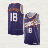 Camiseta Yuta Watanabe NO 18 Phoenix Suns Icon 2023-24 Violeta