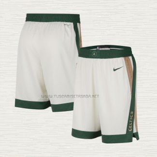 Pantalone Boston Celtics Ciudad 2023-24 Crema