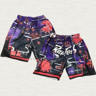 Pantalone Toronto Raptors Mitchell & Ness Just Don Lunar New Year Negro