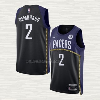 Camiseta Andrew Nembhard NO 2 Indiana Pacers Ciudad 2022-23 Azul