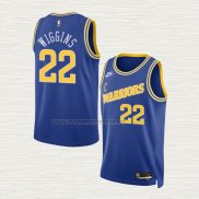 Camiseta Andrew Wiggins NO 22 Golden State Warriors Classic 2022-23 Azul