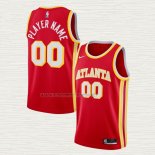 Camiseta Atlanta Hawks Personalizada Icon 2020-21 Rojo