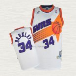 Camiseta Charles Barkley NO 34 Phoenix Suns Retro Blanco