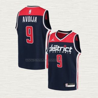 Camiseta Deni Avdija Nino Washington Wizards Association 2020-21 Azul