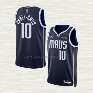 Camiseta Dorian Finney-Smith NO 10 Dallas Mavericks Statement 2022-23 Azul