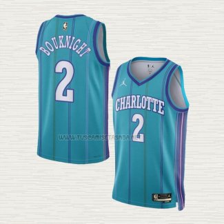 Camiseta James Bouknight NO 2 Charlotte Hornets Classic 2023-24 Verde