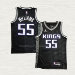 Camiseta Jason Williams NO 55 Sacramento Kings Statement 2020-21 Negro