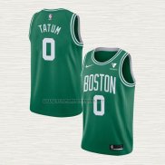 Camiseta Jayson Tatum NO 0 Boston Celtics Icon 2021-22 Verde