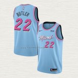 Camiseta Jimmy Butler NO 22 Miami Heat Ciudad Azul