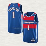 Camiseta Kentavious Caldwell-Pope NO 1 Washington Wizards Ciudad 2021-22 Azul