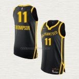 Camiseta Klay Thompson NO 11 Golden State Warriors Ciudad Autentico 2023-24 Negro
