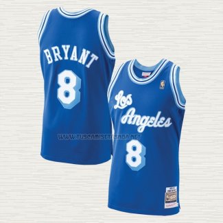 Camiseta Kobe Bryant NO 8 Los Angeles Lakers Mitchell & Ness 1996-97 Azul