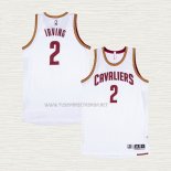 Camiseta Kyrie Irving NO 2 Cleveland Cavaliers Retro Blanco