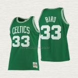 Camiseta Larry Bird NO 33 Nino Boston Celtics Mitchell & Ness 1985-86 Verde