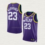 Camiseta Lauri Markkanen NO 23 Utah Jazz Classic 2023-24 Violeta