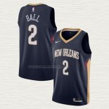 Camiseta Lonzo Ball NO 2 New Orleans Pelicans Icon 2020-21 Azul