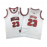 Camiseta Michael Jordan NO 23 Nino Chicago Bulls Blanco