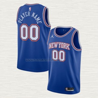 Camiseta New York Knicks Personalizada Statement Azul