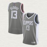 Camiseta Paul George NO 13 Los Angeles Clippers Earned 2020-21 Gris