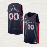 Camiseta Philadelphia 76ers Personalizada Ciudad 2023-24 Azul