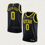 Camiseta Talen Horton-Tucker NO 0 Utah Jazz Statement 2022-23 Negro