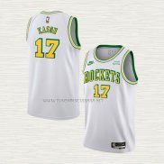 Camiseta Tari Eason NO 17 Houston Rockets Classic 2022-23 Blanco