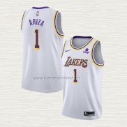 Camiseta Trevor Ariza NO 1 Los Angeles Lakers Association 2021-22 Blanco