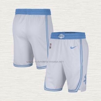 Pantalone Los Angeles Lakers Ciudad 2020-21 Blanco