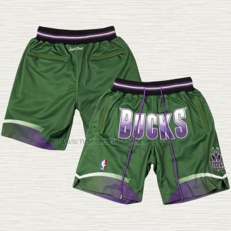 Pantalone Milwaukee Bucks Just Don Verde