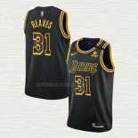 Camiseta Austin Reaves NO 31 Los Angeles Lakers Mamba 2021-22 Negro