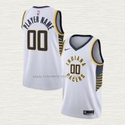 Camiseta Indiana Pacers Personalizada Association 2020-21 Blanco