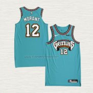 Camiseta Ja Morant NO 12 Memphis Grizzlies Classic Autentico Verde