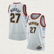 Camiseta Jamal Murray NO 27 Denver Nuggets Ciudad 2022-23 Blanco