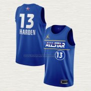 Camiseta James Harden NO 13 Brooklyn Nets All Star 2021 Azul