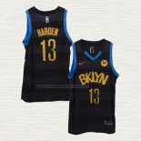 Camiseta James Harden NO 13 Brooklyn Nets Fashion Royalty Negro