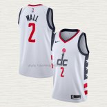 Camiseta John Wall NO 2 Washington Wizards Ciudad 2019-20 Blanco