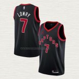 Camiseta Kyle Lowry NO 7 Toronto Raptors Statement 2020-21 Negro