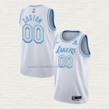 Camiseta Los Angeles Lakers Personalizada Ciudad 2021-22 Blanco