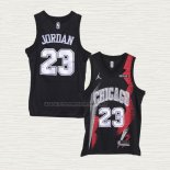 Camiseta Michael Jordan NO 23 Chicago Bulls Fashion Royalty Negro