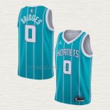 Camiseta Miles Bridges NO 0 Charlotte Hornets Icon 2020-21 Verde