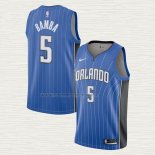 Camiseta Mohamed Bamba NO 5 Orlando Magic Icon Azul