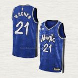 Camiseta Moritz Wagner NO 21 Orlando Magic Classic 2023-24 Azul