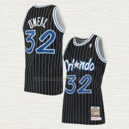 Camiseta NO 32 Orlando Magic Mitchell & Ness 1994-95 Negro Shaquille O'neal