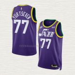 Camiseta Omer Yurtseven NO 77 Utah Jazz Classic 2023-24 Violeta